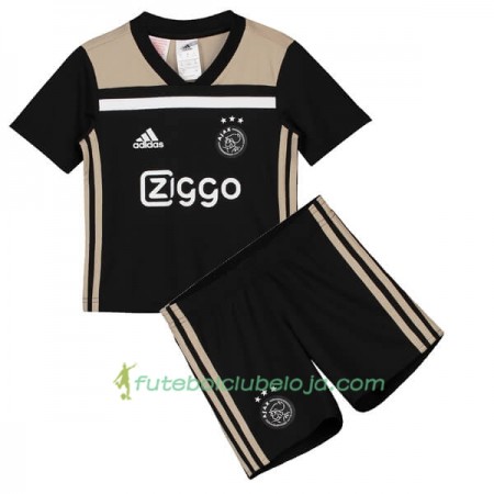 Camisola Ajax Criança Equipamento Alternativa 2018-2019 Manga Curta